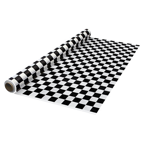 Banquet Roll - Black Checkers 100'