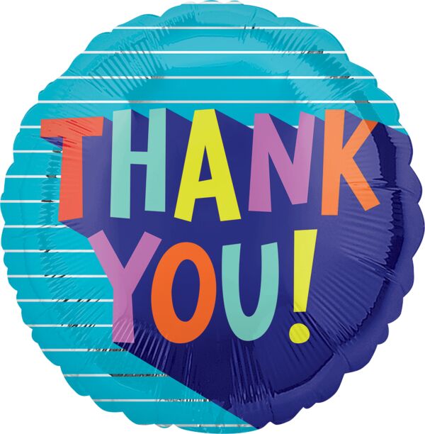 17" Thank You Fun Type