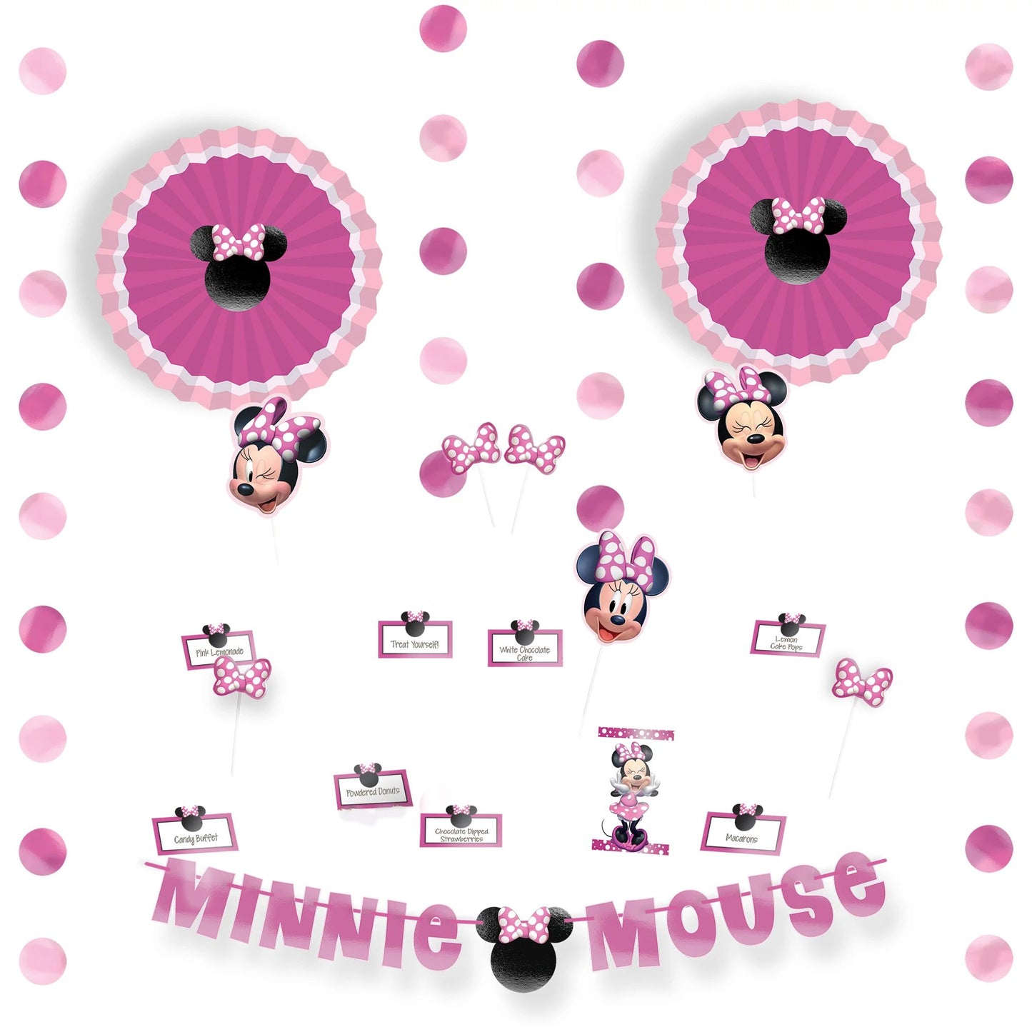 Minnie Mouse Forever - Buffet Table Decorating Kit