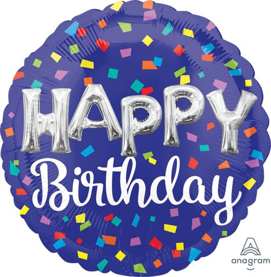 17" Hbday Balloon Letters