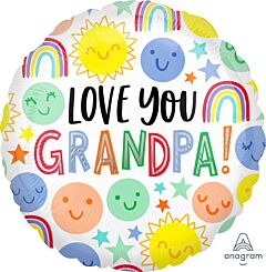 17" love you grandpa Mylar!