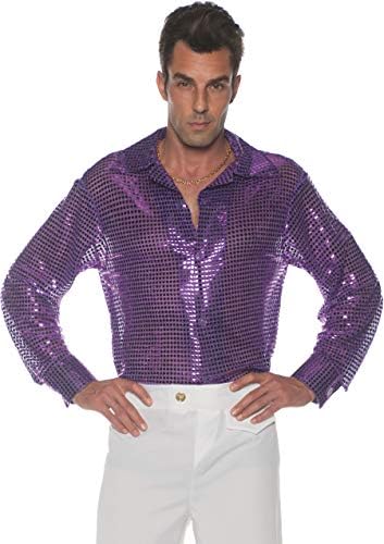 Purple Sequin Shirt