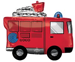 26" Supershape Mylar - Fire Truck