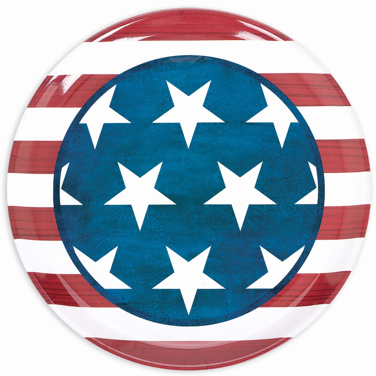 Patriotic - Round Plastic Platter