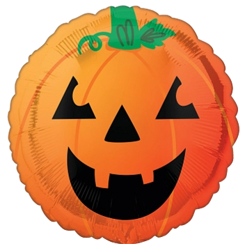18" Mylar - Fun & Spooky Pumpkin