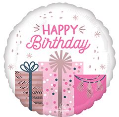 17" Mylar - Pastel Birthday