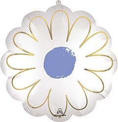 21" Jumbo Mylar - Satin Purple Daisy