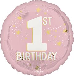 17" Mylar - Little Miss One-Derful 1st Birthday