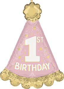 34" Supershape Mylar - Little Miss One-derful 1st Birthday