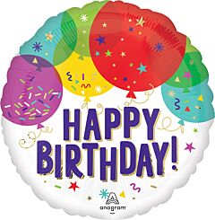 17" Mylar - Birthday Balloons
