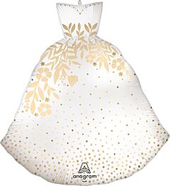 29" Supershape Mylar - Satin Wedding Dress