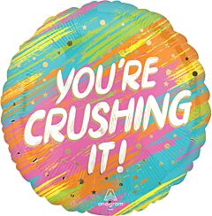 17" Mylar - You're Crushing It