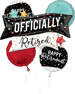 5pc balloon bouquet - Retirement