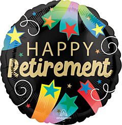 17" happy retirement stars