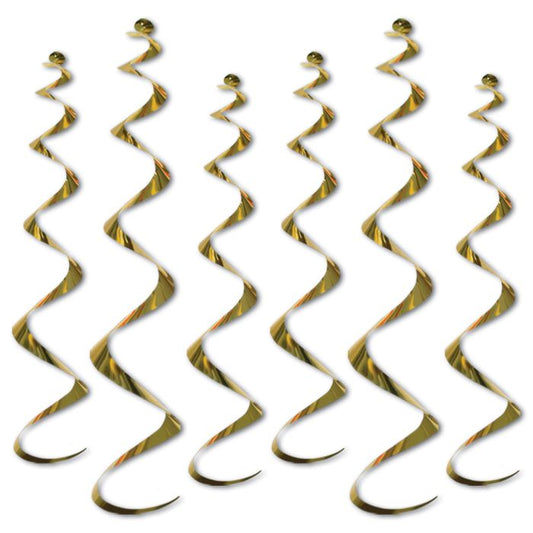 Metallic Whirls - Gold 6ct