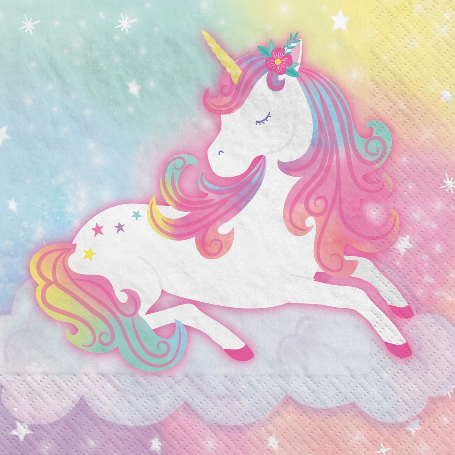 Enchanted Unicorn Beverage Napkin 16ct