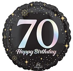 17" Mylar - Sparkling Birthday 70