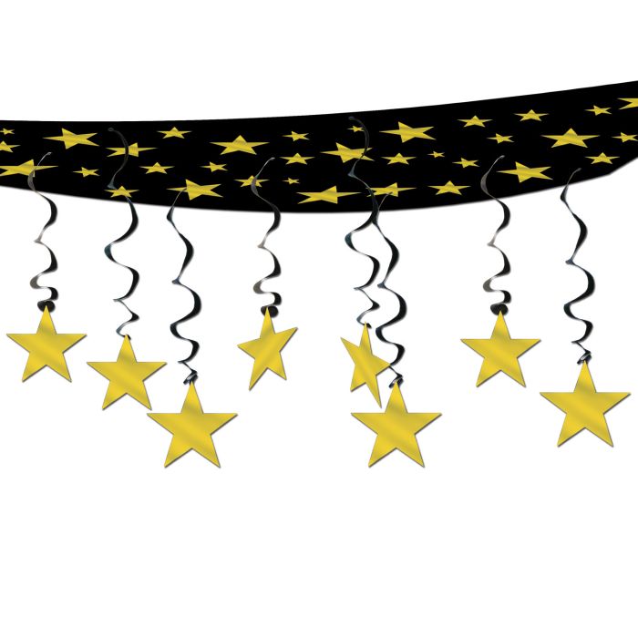 The Stars Are Out Ceiling Decor - Gold