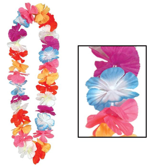 Silk 'N Petals Parti-Color Lei