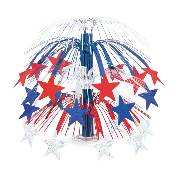 Star Cascade Centerpiece - RWB