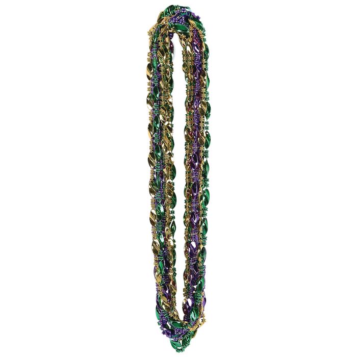 Mardi Gras Twist Beads - 12ct.