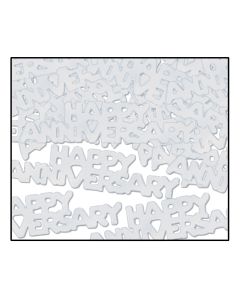 Confetti - Happy Anniversary Silver