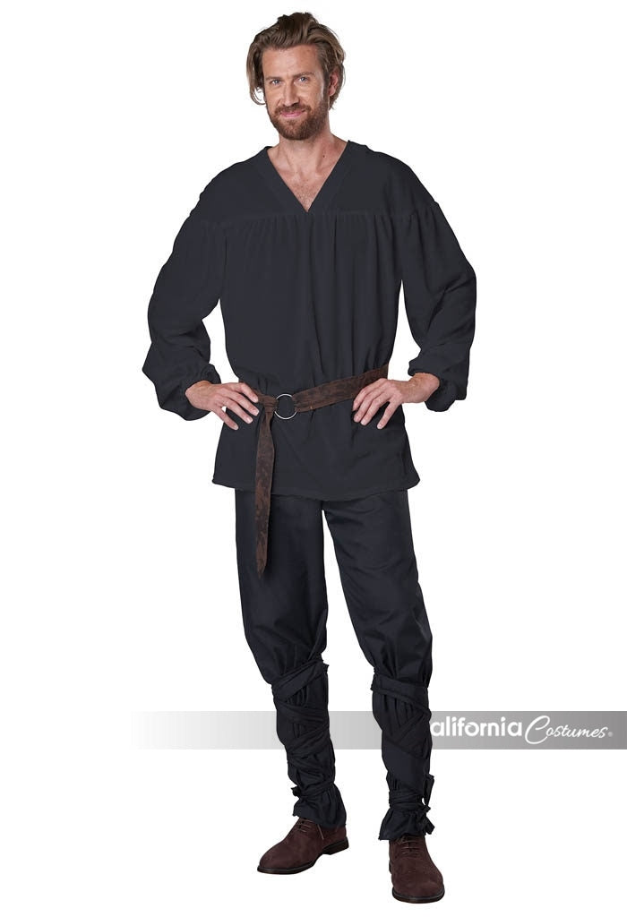 Renaissance Peasant Shirt - Black