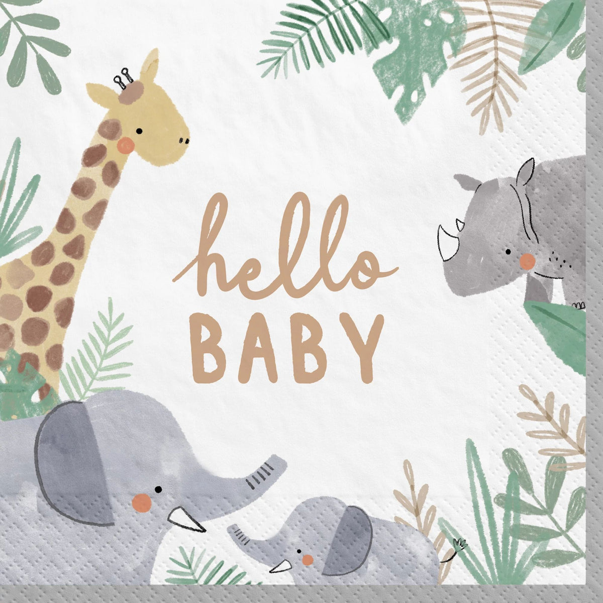 Soft Jungle - Lunch Napkins 16ct