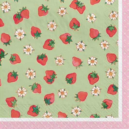 Strawberry Shortcake - Luncheon Napkins