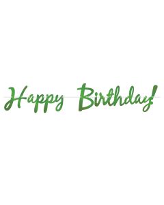 Banner - Gold Happy Birthday
