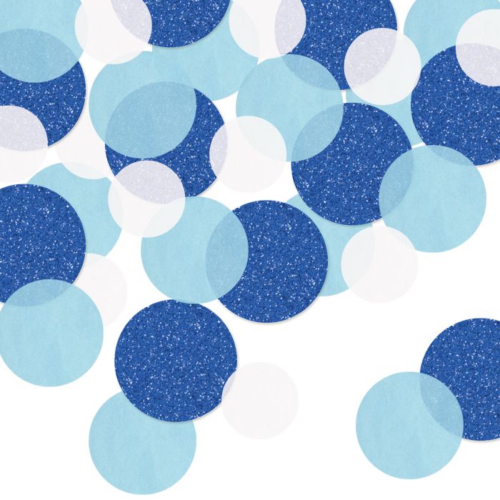 Dot Deluxe Sparkle Confetti - Blue