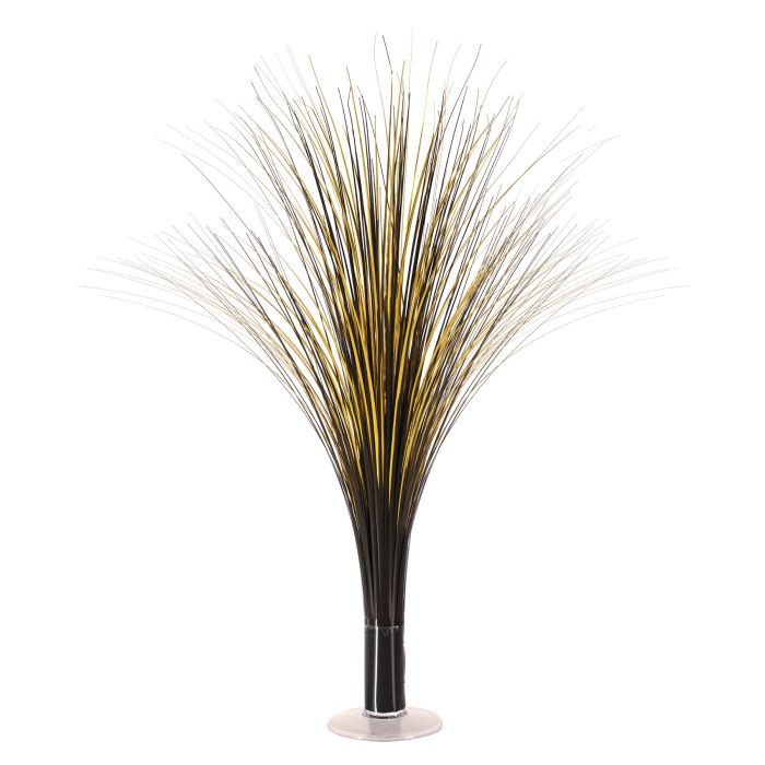 Metallic Spray Centerpiece - black & gold