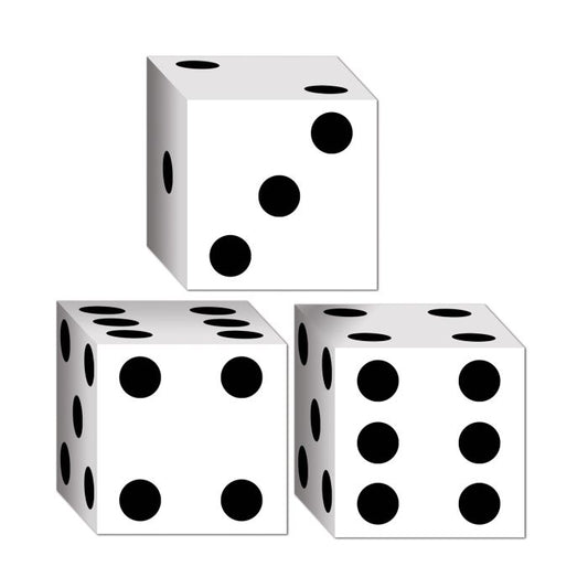 Dice Favor Boxes 3ct