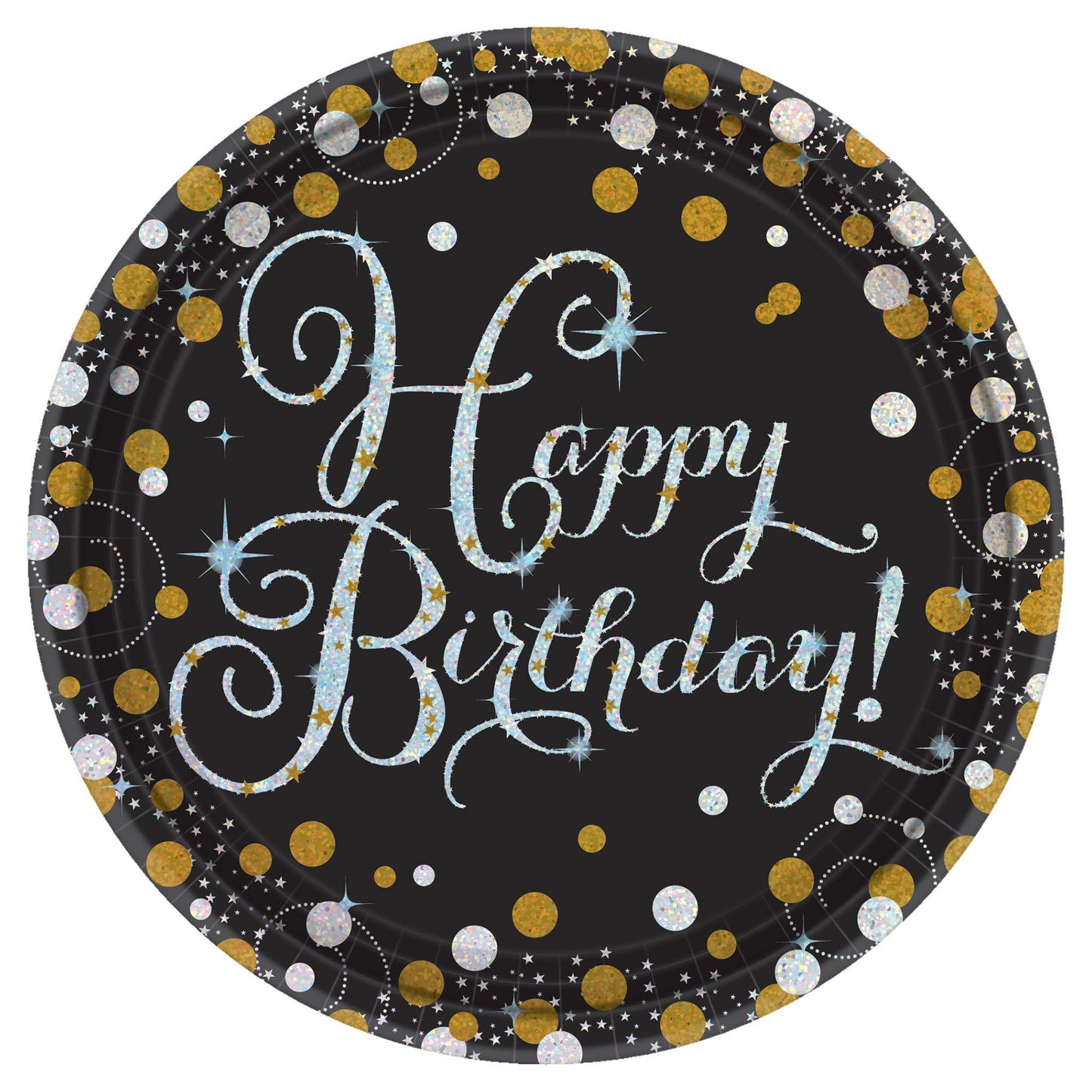 Dessert Plates 8ct - Sparkling Celebration