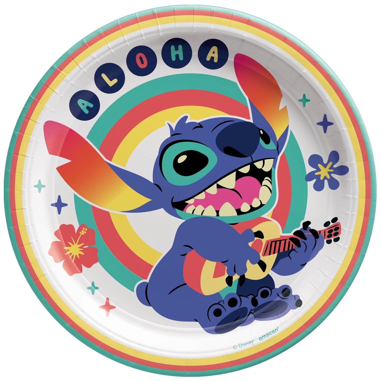 Stitch 7" Round Plates