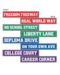 Graduation - Street Sign Cutouts