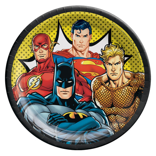 Justice League Heroes Unite™ 9" Round Plates