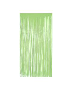 Metallic Curtain - Neon Green