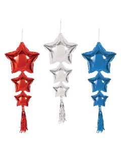 Star Balloons w/Tassels