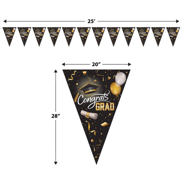 Graduation - Oversized Pennant Banner