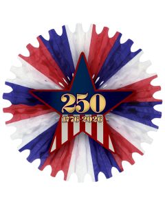 25" Semiquincentennial Patriotic Fan
