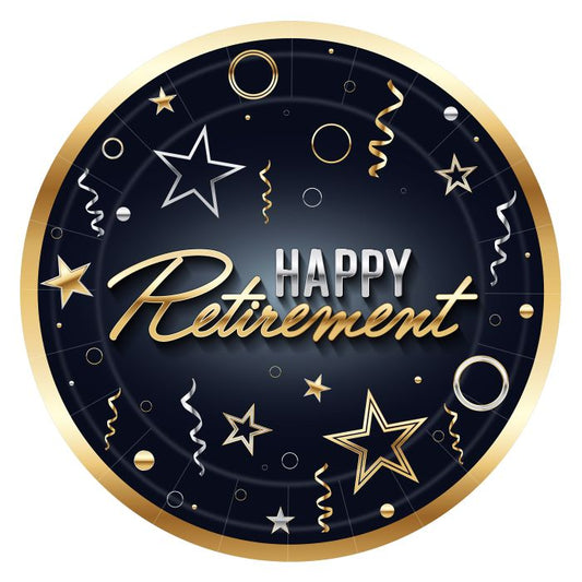 Happy Retirement - Lunch Plates 8ct