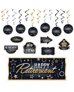 Retirement - 19pc Party Kit