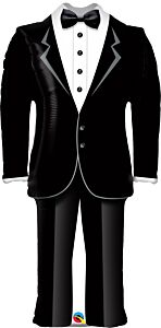 39" Supershape Mylar - Grooms Tuxedo