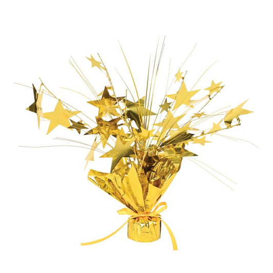 Star Gleam N' Spray Centerpiece - Gold