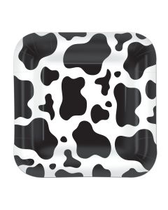Cow Print Lunch Plates 8ct