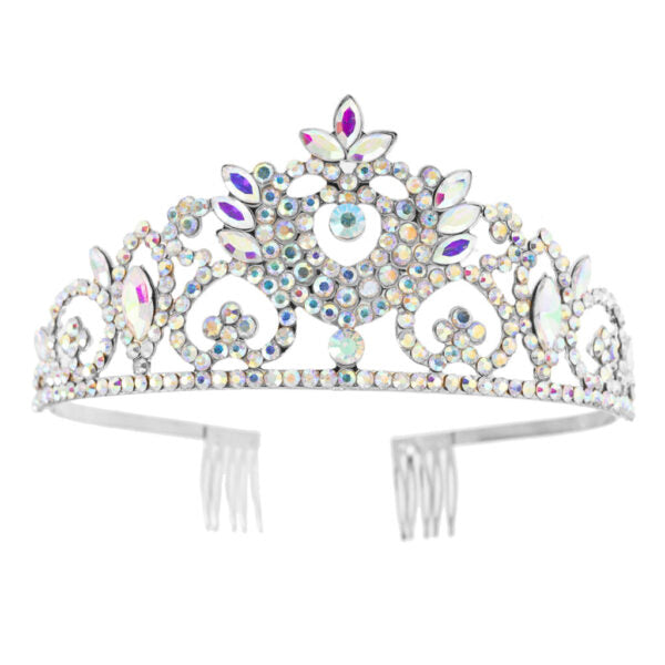 Tiara – Iridescent Rhinestone