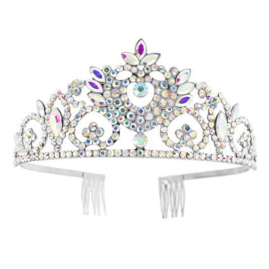 Tiara – Iridescent Rhinestone