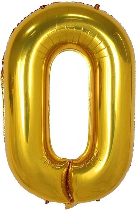 33" Yellow Gold Number - 0