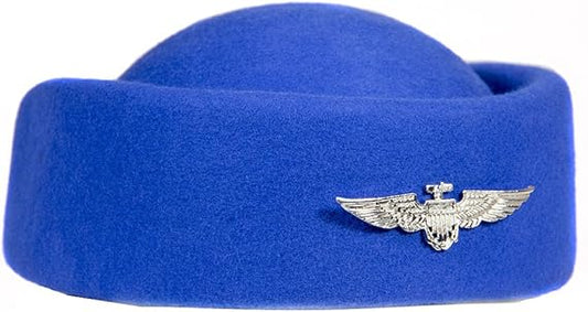 Flight Attendant Hat - Blue
